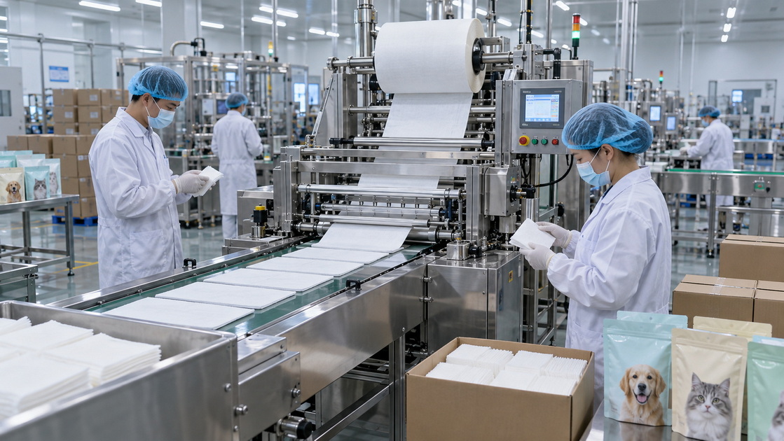 Pet Shampoo Sheet Manufacturing Facility Pet Shampoo Sheet Manufacturing Facility