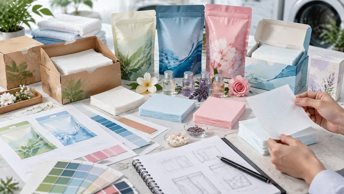 Custom Laundry Detergent Sheets OEM Packaging Custom Laundry Detergent Sheets OEM Packaging