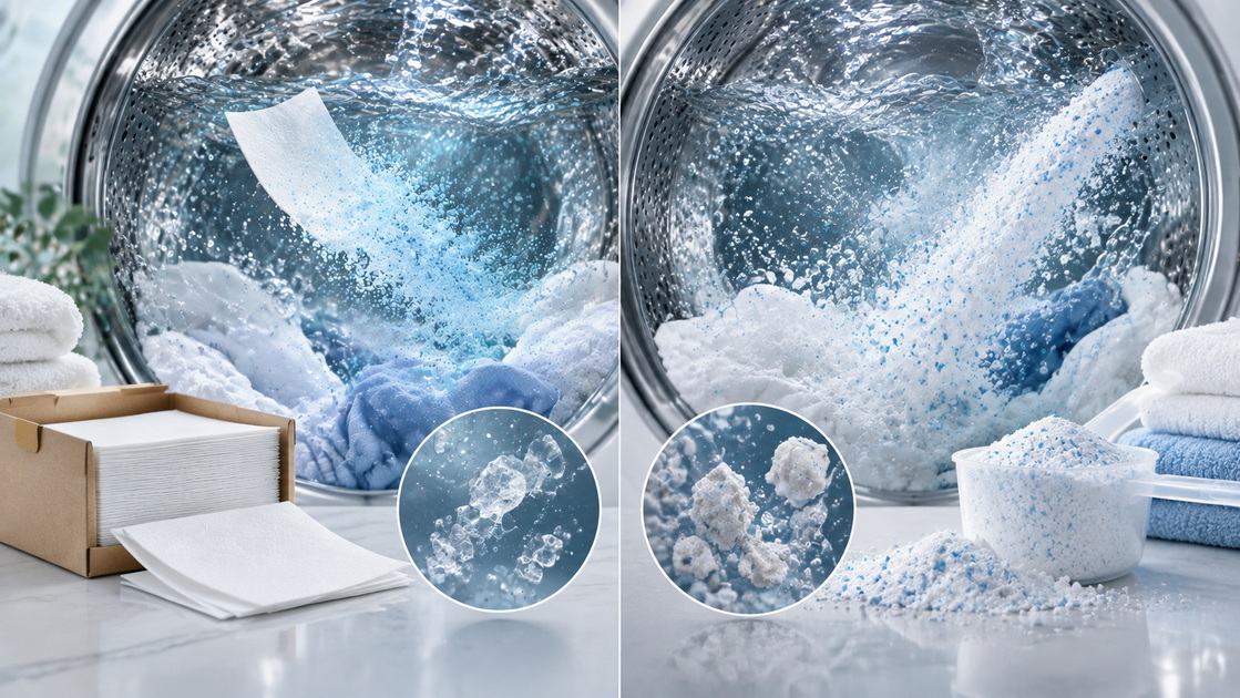 Laundry Detergent Sheet And Powder Performance Laundry Detergent Sheet And Powder Performance