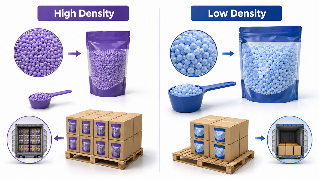 Fragrance Bead Density Comparison Fragrance Bead Density Comparison