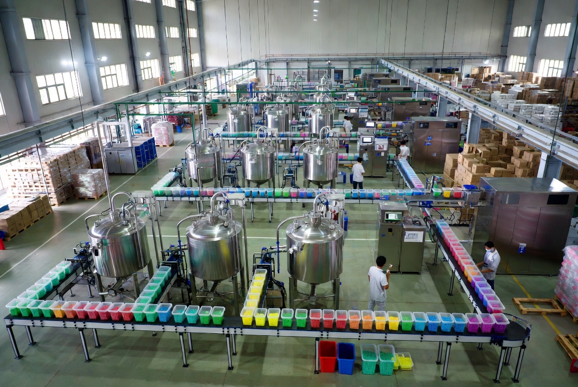 China Softener Beads Production Line China Softener Beads Production Line