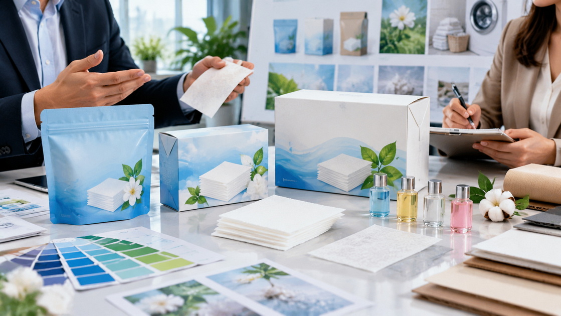 Custom Dryer Sheets OEM Packaging Custom Dryer Sheets OEM Packaging