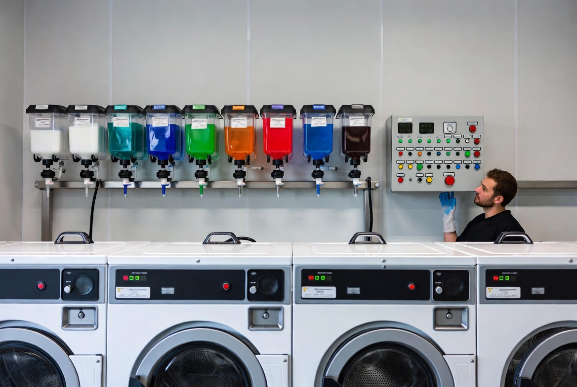 Industrial Laundry Chemical Segregation