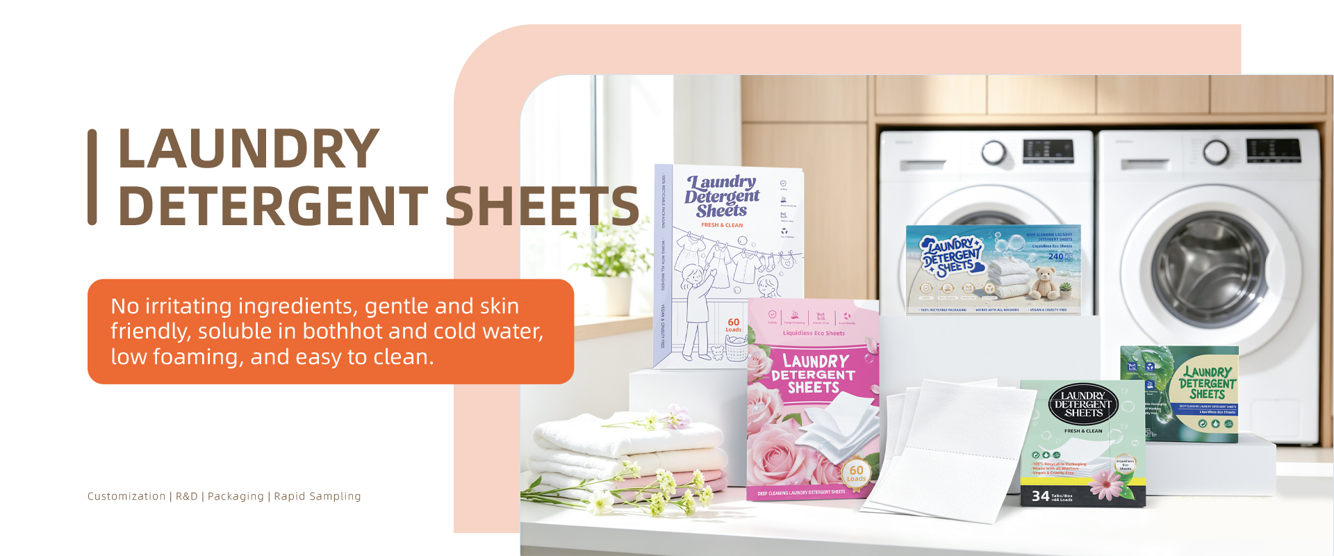 MCRYSTAL Laundry Detergent Sheet