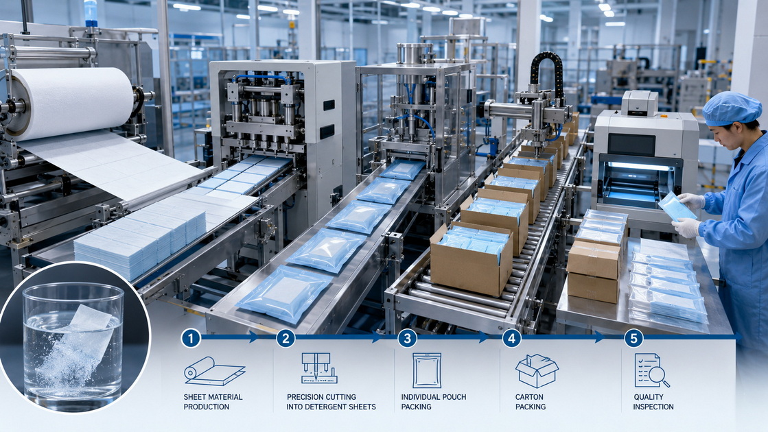 Laundry Detergent Sheet OEM Production