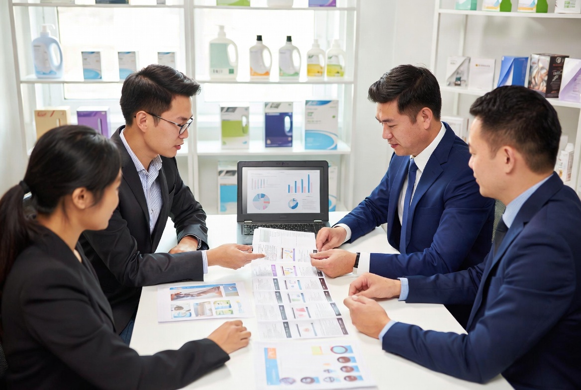 B2B Laundry Partnership Meeting Cuộc họp đối tác giặt là B2B