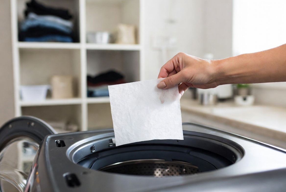 PVA Free Laundry Sheet In Use PVA Free Laundry Sheet In Use
