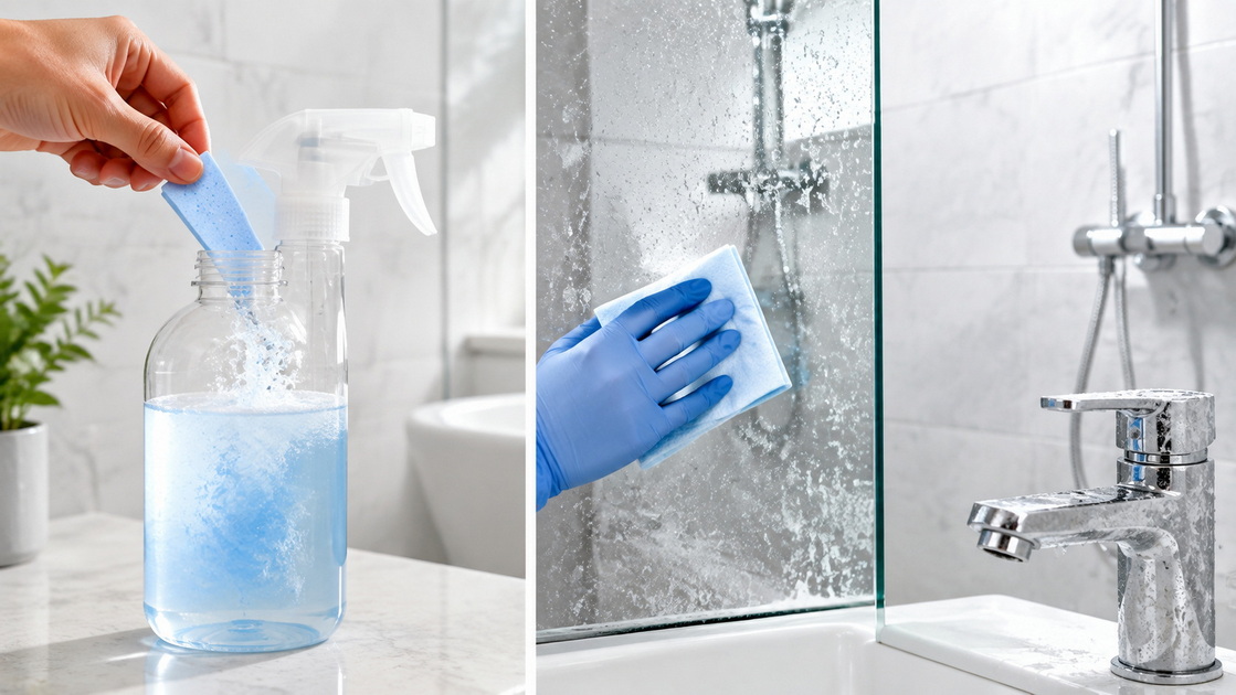 Bathroom Cleaning Sheet Performance Testing