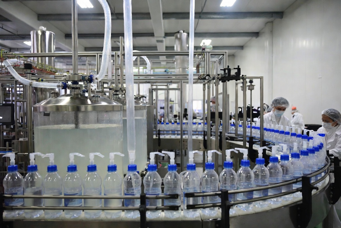 Fabric Softener Manufacturing Scene